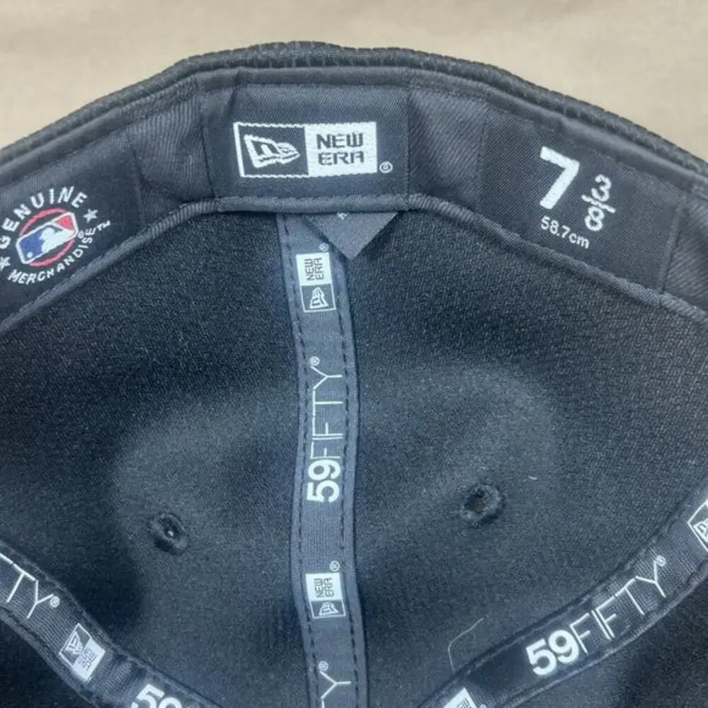 New‎ Era 59 FIFTY 7 3/8 MLB Philadelphia Phillies Black Liberty Bell Fitted Hat